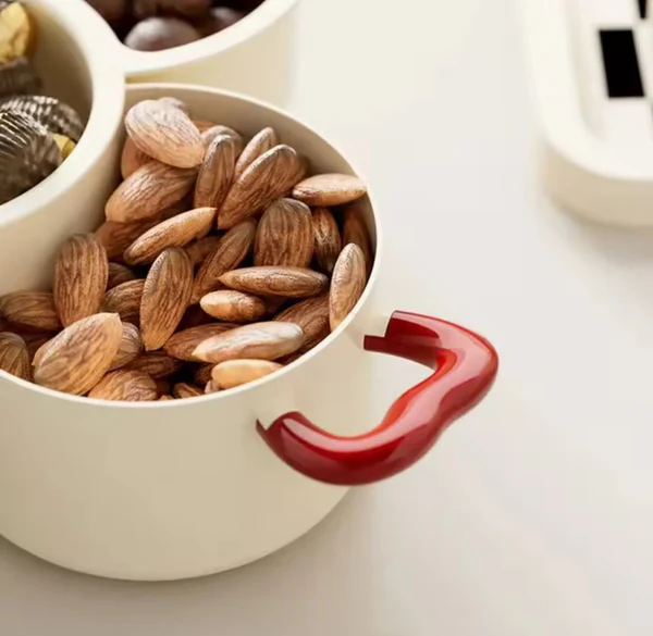 2 in 1 Fruit Drain Basket, Dried Fruit Plate Organizer, Multifunctional Drain Basket