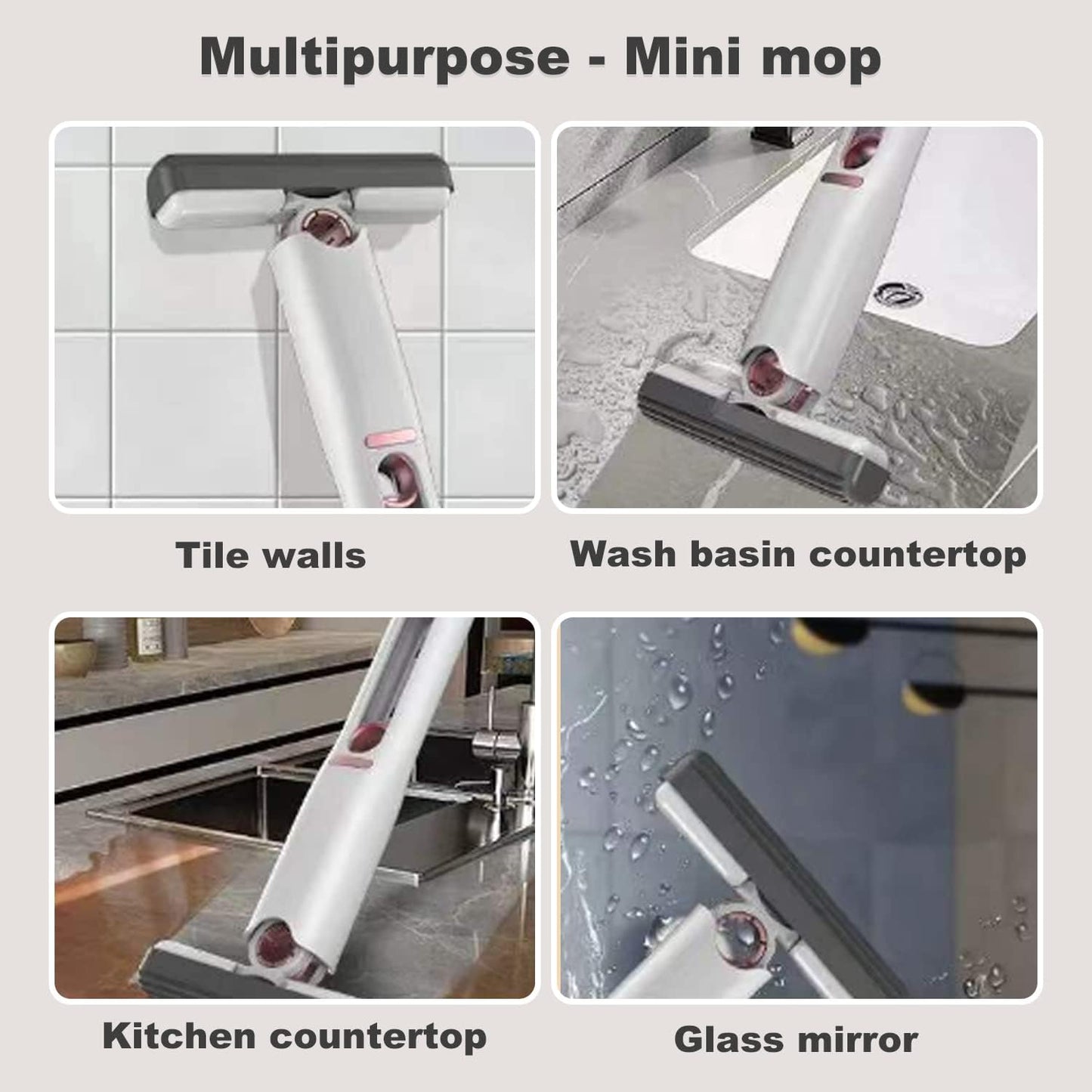 Mini Cleaning Multi-Purpose Mop(Portable)