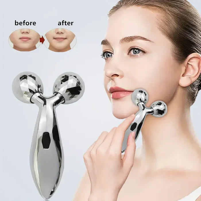 Manual 3D Roller Massager For Face