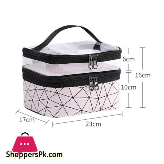 Makeup Bag Transparent Anti-deformed Toiletries Organizer