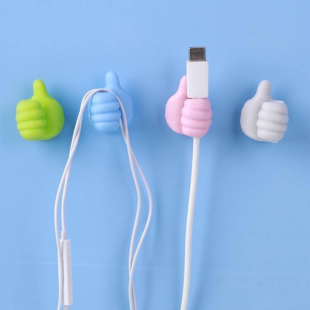 Silicon Thumb Wall Clips