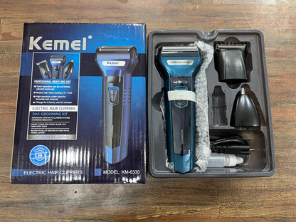 Professional Kemei 3 In 1 (Rechargeable Shaver)