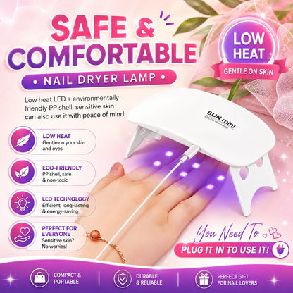 LED UV Light Nail Polish Dryer Curing Lamp Light Portable