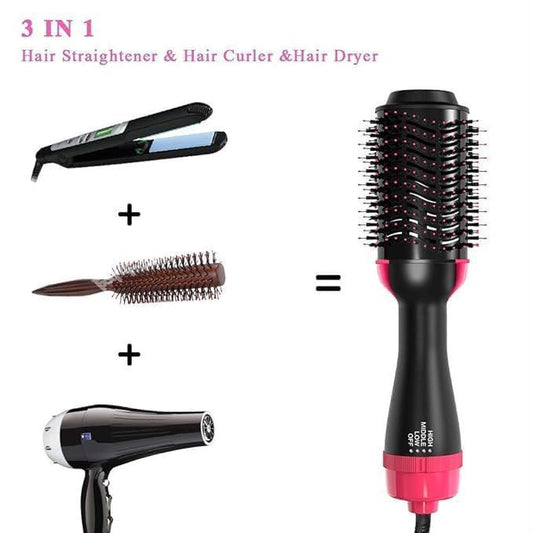 One Step Hot Air Brush (Dryer + Straightener)
