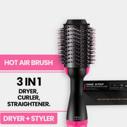 One Step Hot Air Brush (Dryer + Straightener)