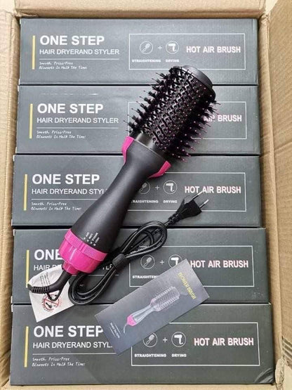 One Step Hot Air Brush (Dryer + Straightener)