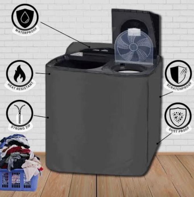Twin Tub Waterproof Top Loaded Washing Machine Cover With Zip –