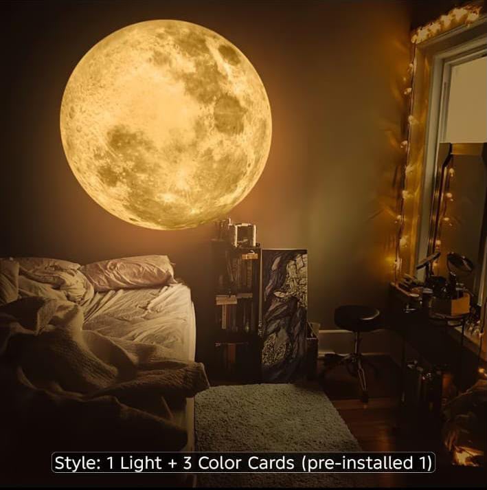USB projection atmosphere lamp with creative patterns for photo shoots, Room Ambiance light, 3D Night light, strray sky mood light,  with 10 replaceable projection discs, A perfect Essential Gift