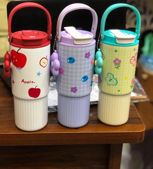 Cartoon Theme Stainless-Steel Tumbler | 850ml