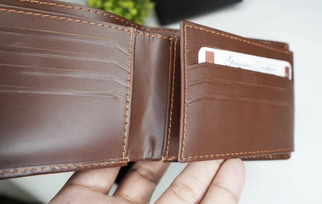 Geunine leather wallet for man