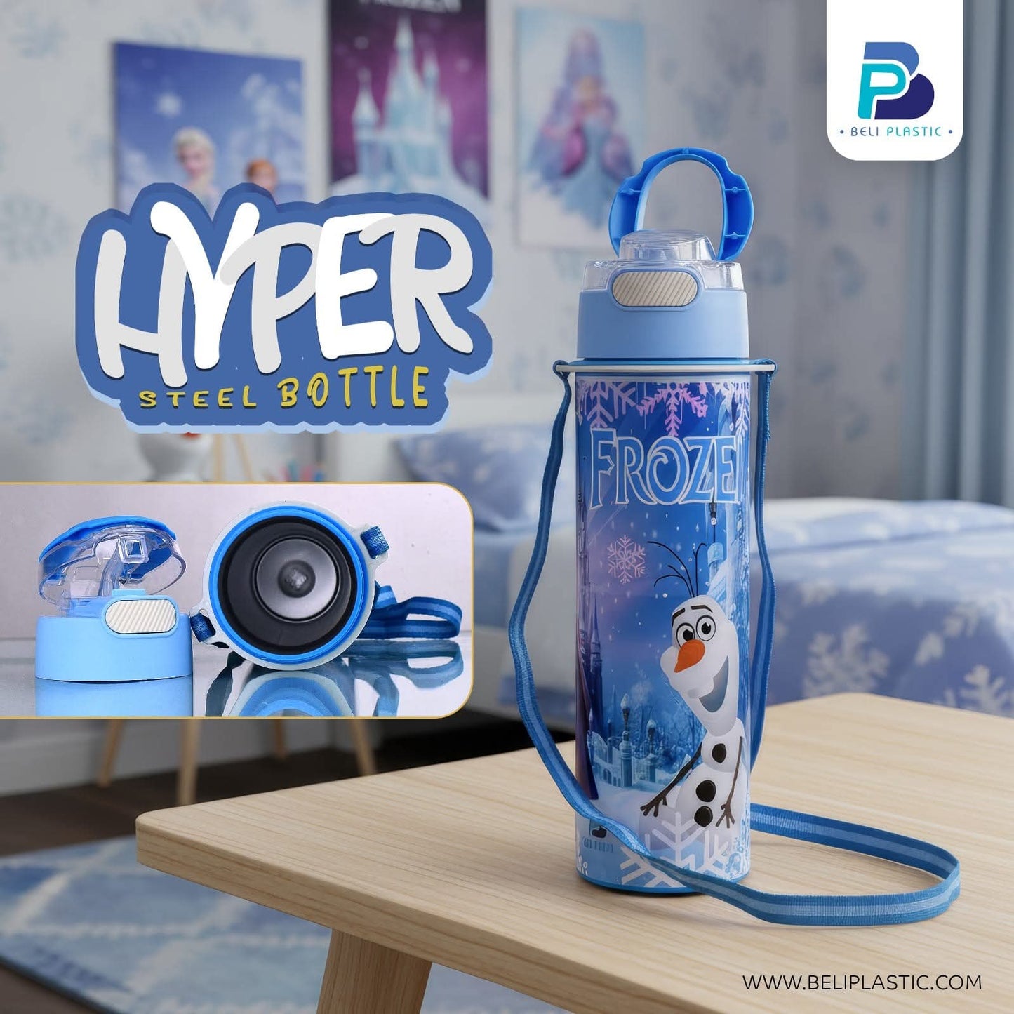 Hyper Kids Stainless Steel Insulated Water Bottle (650ML)
