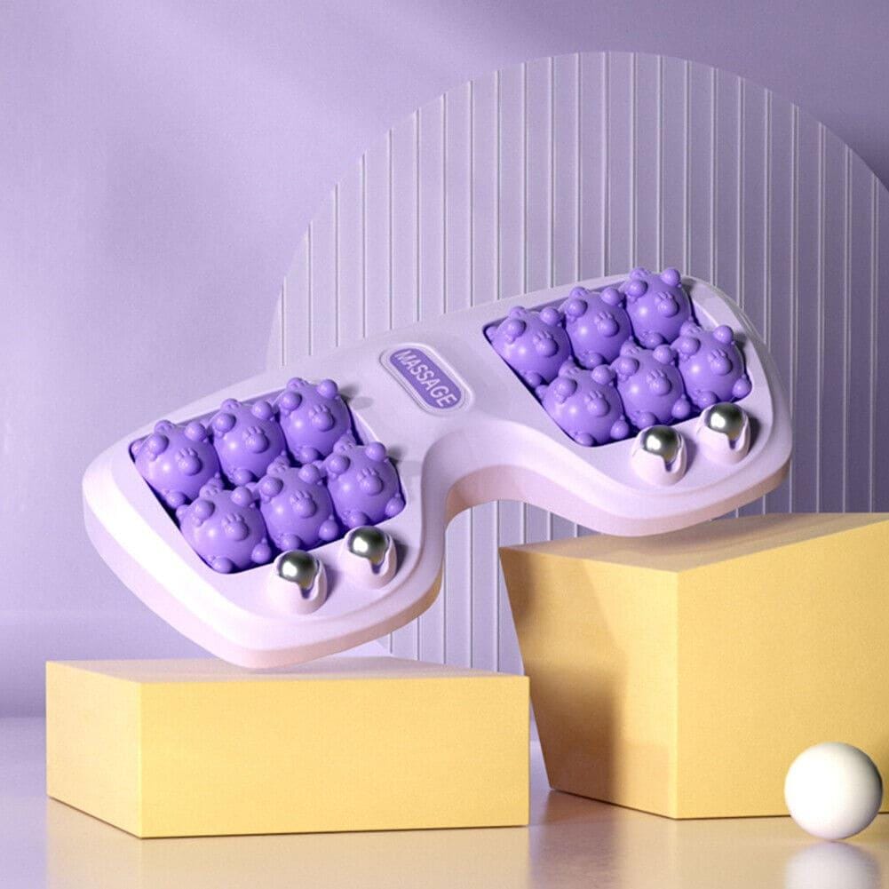 Foot Massage Roller Feet Reflexology Acupuncture Therapy Body Stiffness Yoga Fitness Training Muscle Relaxation Therapy Massager