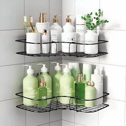 Self-Adhesive Bathroom Corner Rack – Bathroom Corner Shelf