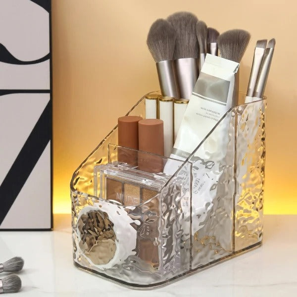 3 Compartment Frosted Acrylic Storage Box