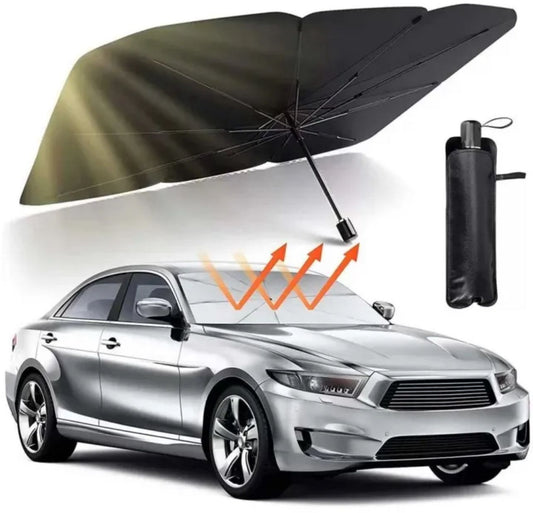 Foldable Car Windshield Sun Shade Umbrella – UV Protection & Heat Insulation Cover