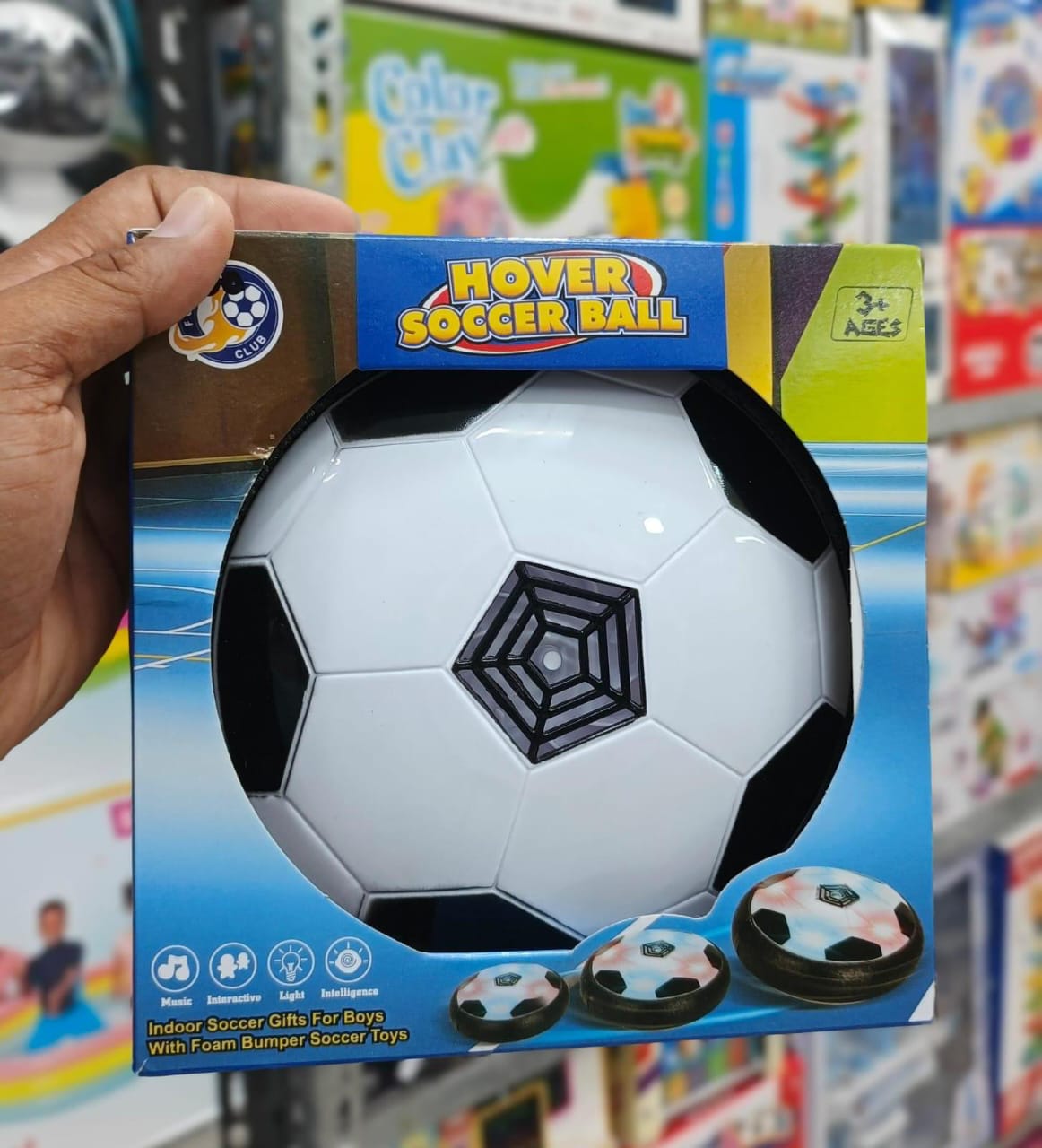 LED Light Ball Toys Air Power Balls Hover Soccer Football Game Toy
