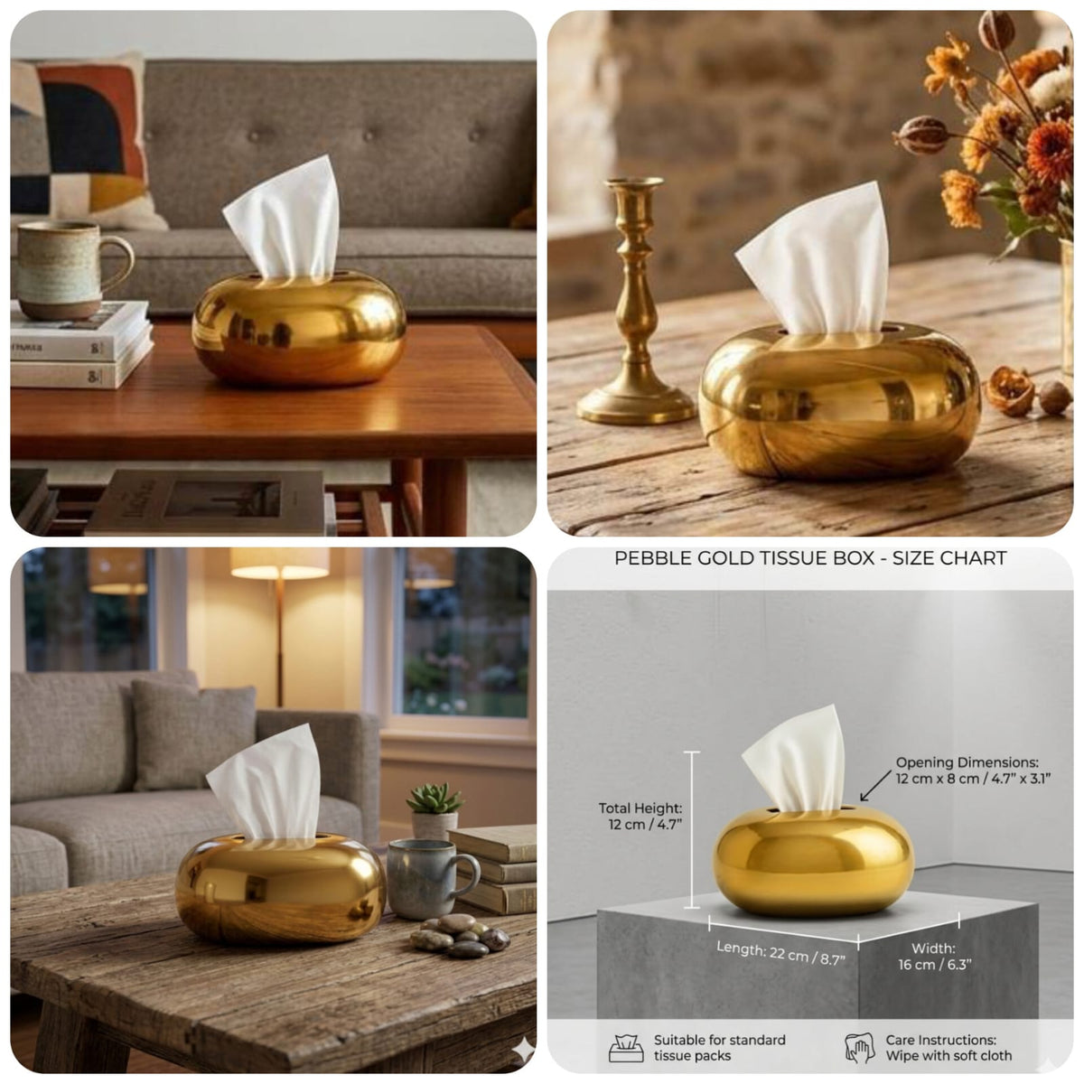 luxury an dlarge capacity ovalshaped tissue box.