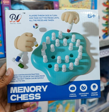 Plastic Brain Teaser Memory Chess Game – 24 Colorful Pegs Puzzle Board for Kids & Adults | Mind Development Game | Multicolor | Age 4+ | 1 Player Educational Logic Toy