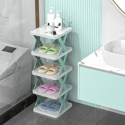 5 Layer X-Shoe Rack - Space-Saving Organizer for Any Room