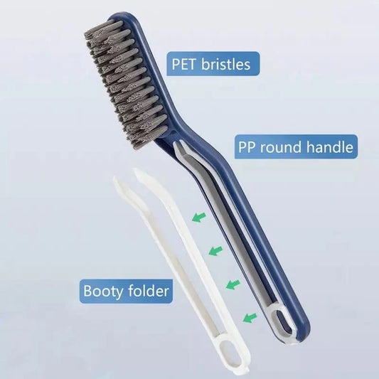 Bathroom Cleaning Brush - 2-in-1 Tile Scrub Brush Bathroom Scrubbing Brush | Comfortable Grip Tile Floor Scrubber Floor Scrubbing Brush for Bathroom Kitchen Living Room