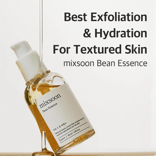 Mixsoon-fermented soybean exfoliating, antioxidant, brightening skin, moisturizing, elastic, firming, skin essence,