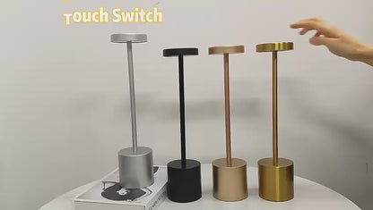 Modern Minimalist Small Brown LED Table Lamp Smart Home Office Book Room Bedroom Living Room Bedside Bar Hotel Desk Light