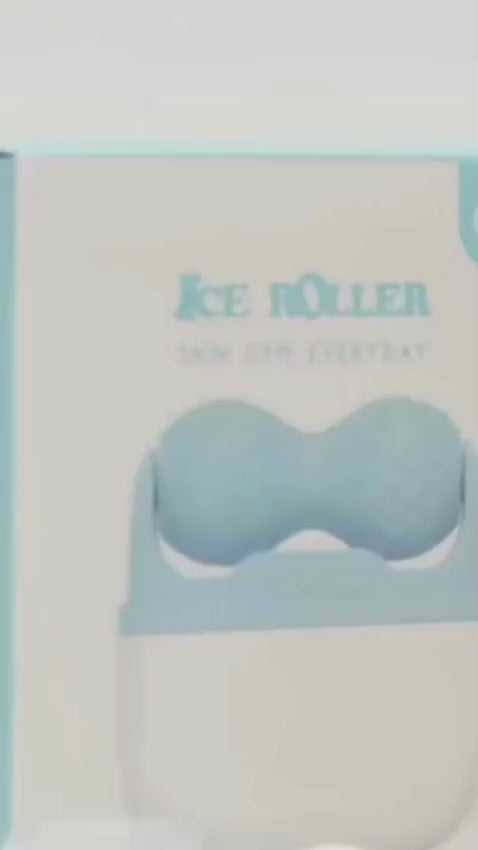 2 in 1 Facial Ice Roller for Face & Body Massager Double Head Facial Ice Roller for Puffy Eyes, Reduce Wrinkles