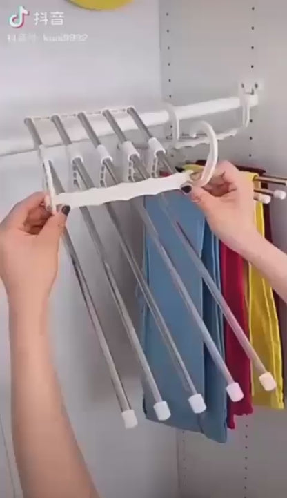 5 in 1 Space Saving Clothes Organizer Hanger