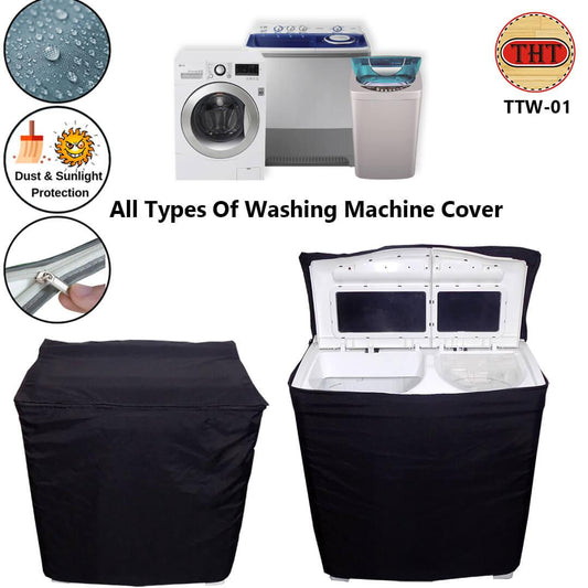 Twin Tub Waterproof Top Loaded Washing Machine Cover With Zip –