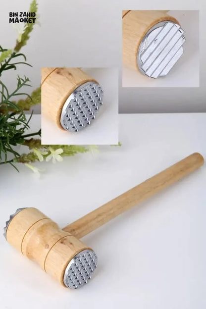 Kitchen Household Solid Wood Patting Steak Tender Meat Broken Tendons Pounding Meat Hammer